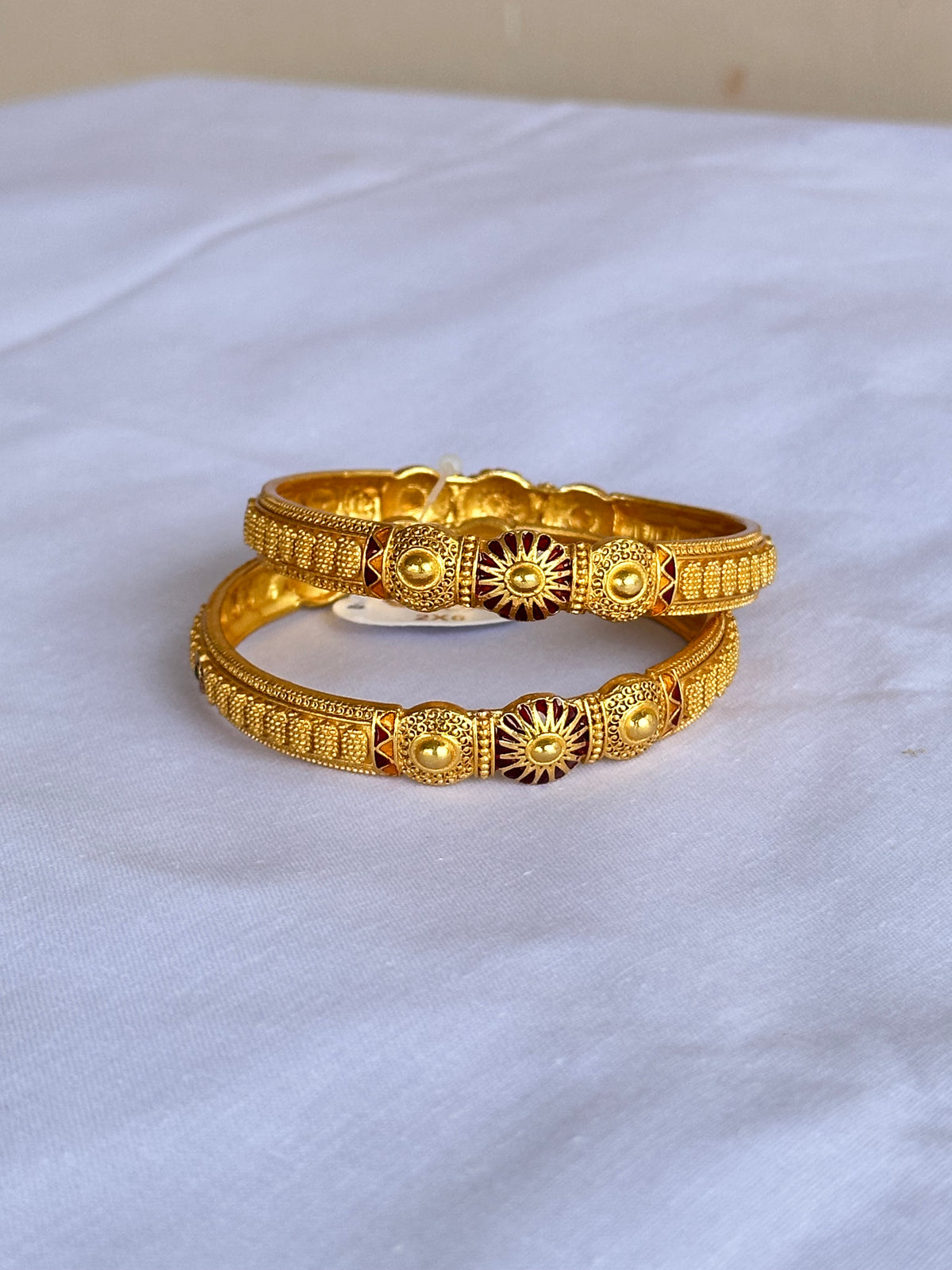 Gold Plated Kada Chudi Set for Women Pack Of 6