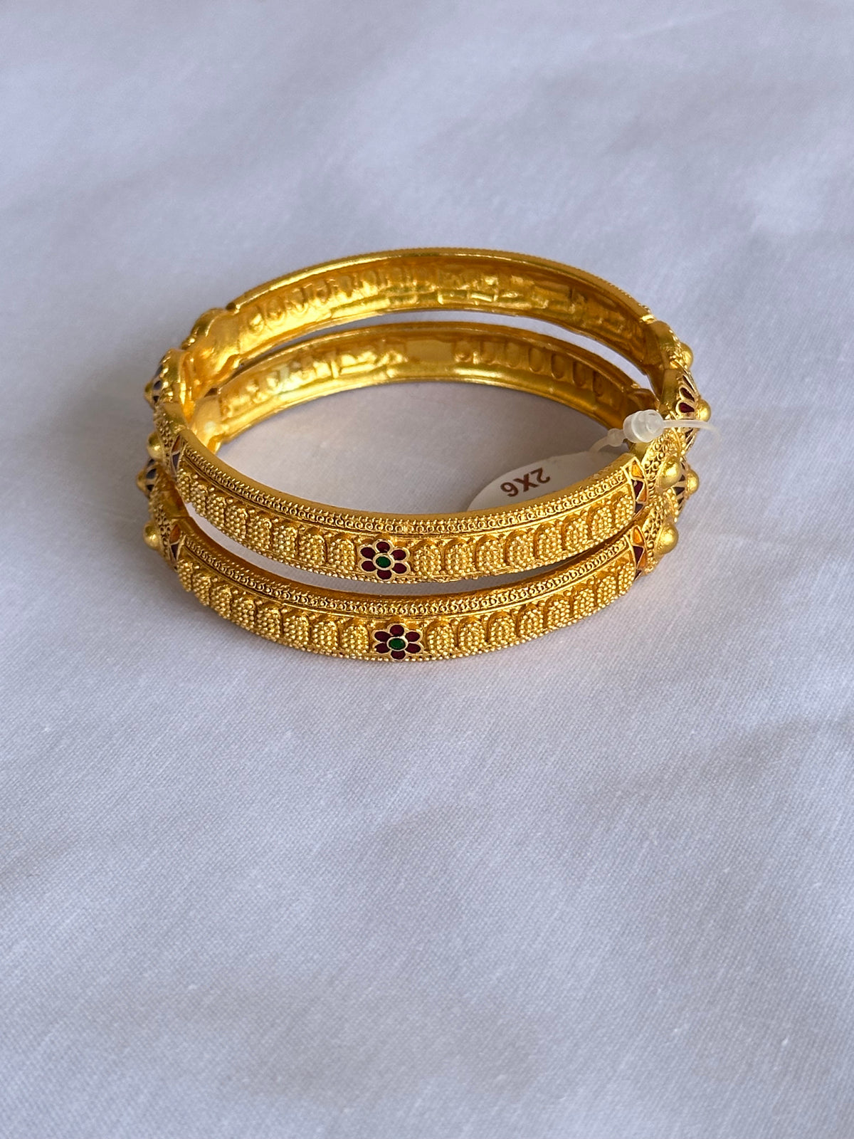 Gold Plated Kada Chudi Set for Women Pack Of 6