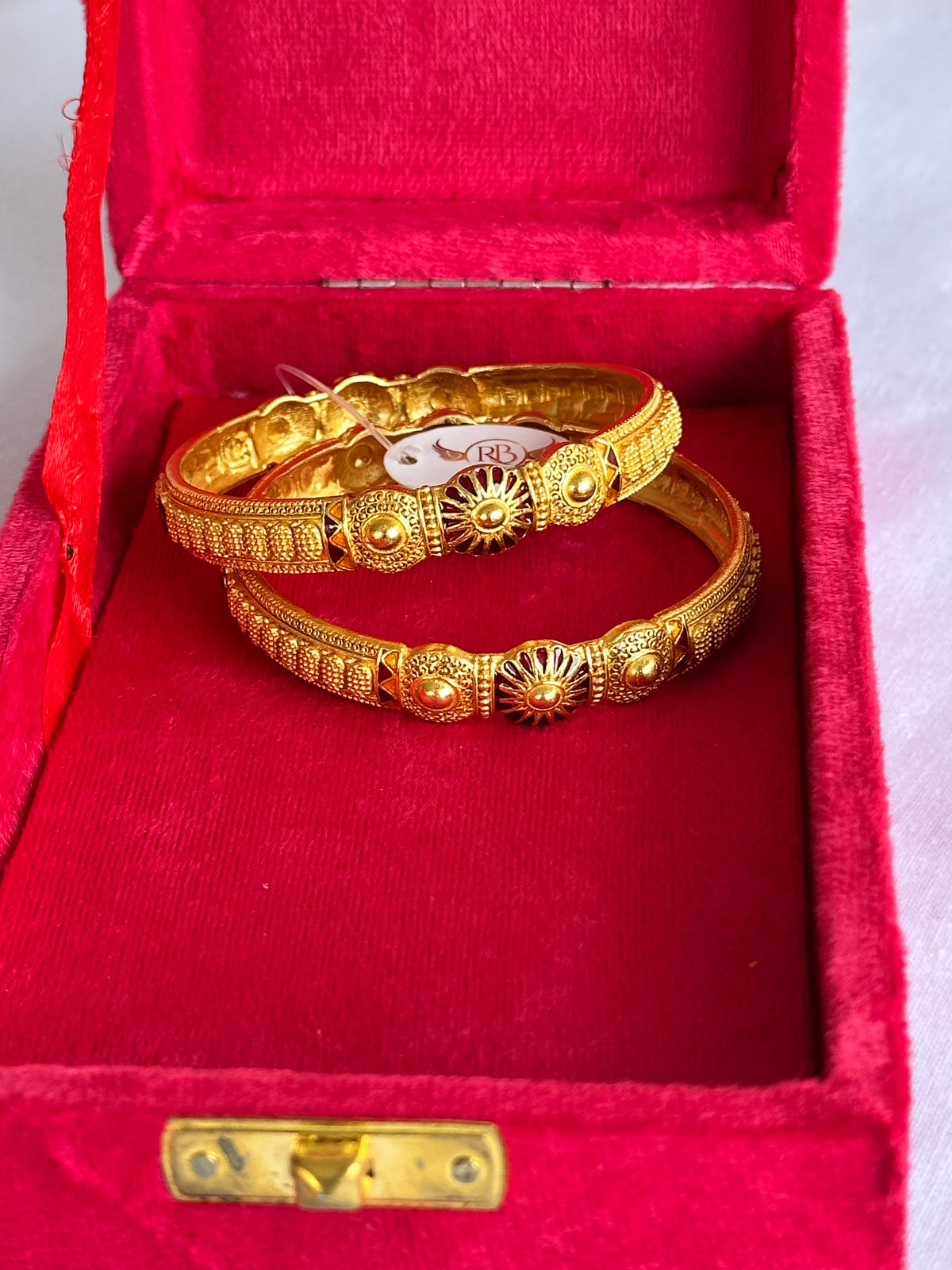 Gold Plated Kada Chudi Set for Women Pack Of 6